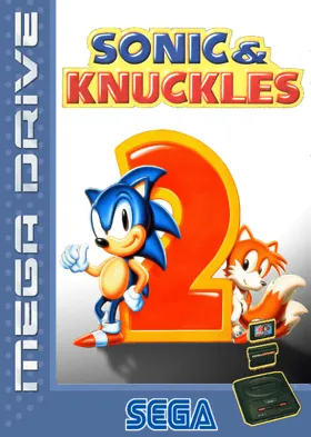 Sonic & Knuckles + Sonic The Hedgehog 2 (World) box cover front